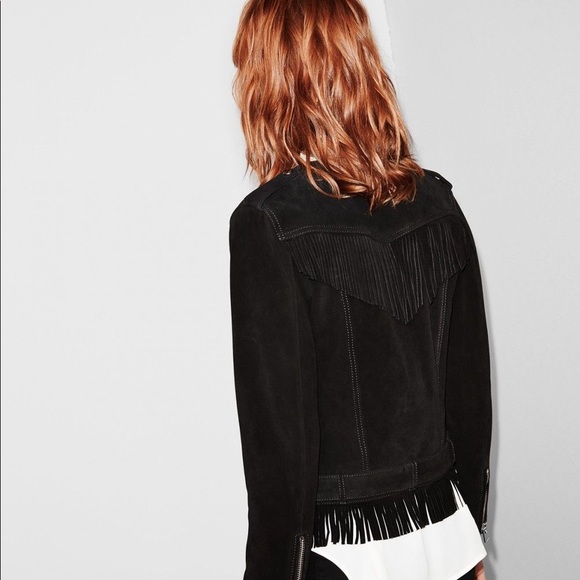 Never been worn Kooples suede & fringe jacket! - Picture 2 of 3